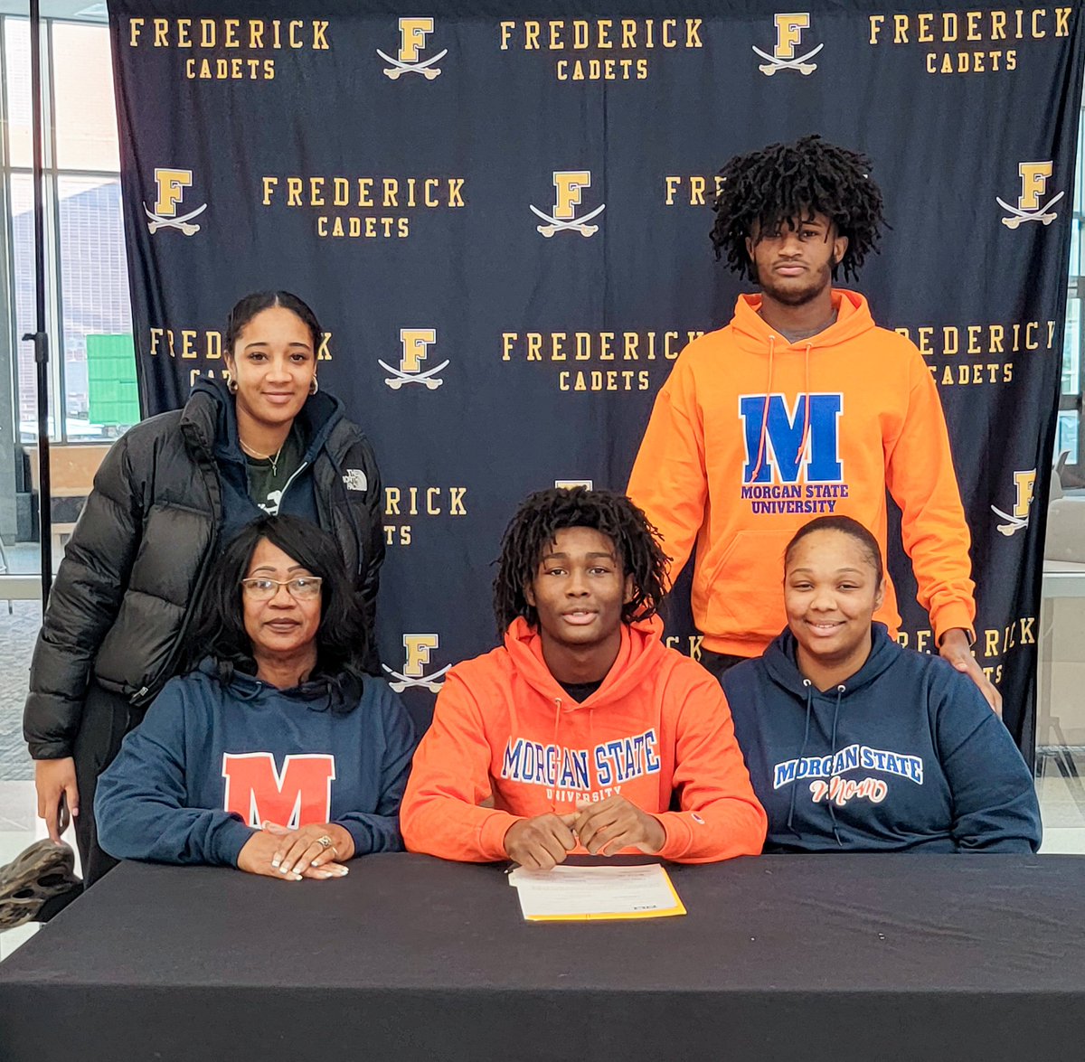 National Signing Day for these fine young men!   @newton2essiem and <a href="/Daviangocrazy1/">Davian</a> go represent for <a href="/CadetsFootball/">Frederick High School Cadet Football</a>!