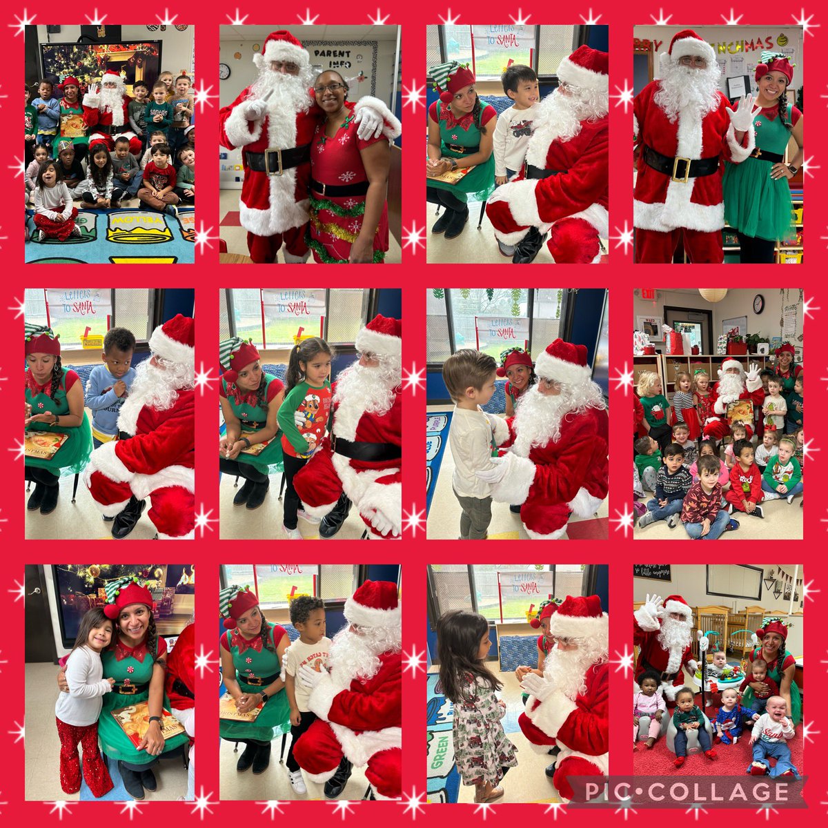 Santa stop here! Checking his list twice. We sleighed it! #Santa #ChristmasMagic #Joy @CFISDELCS