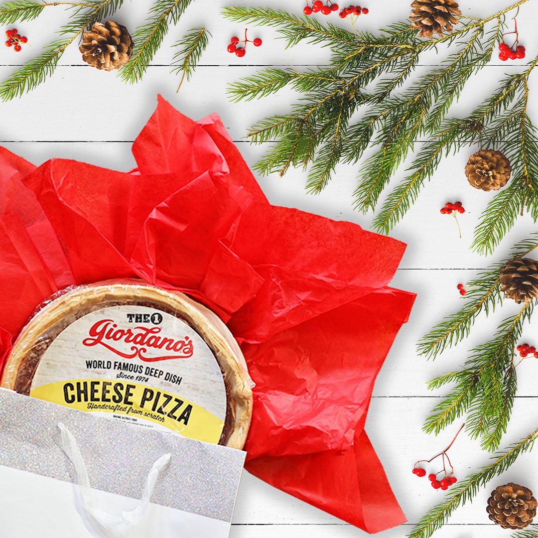 Give the gift of great taste this holiday season! 🎁 @GiordanosPizza - the unexpected present that everyone loves. No wrapping needed! #ad