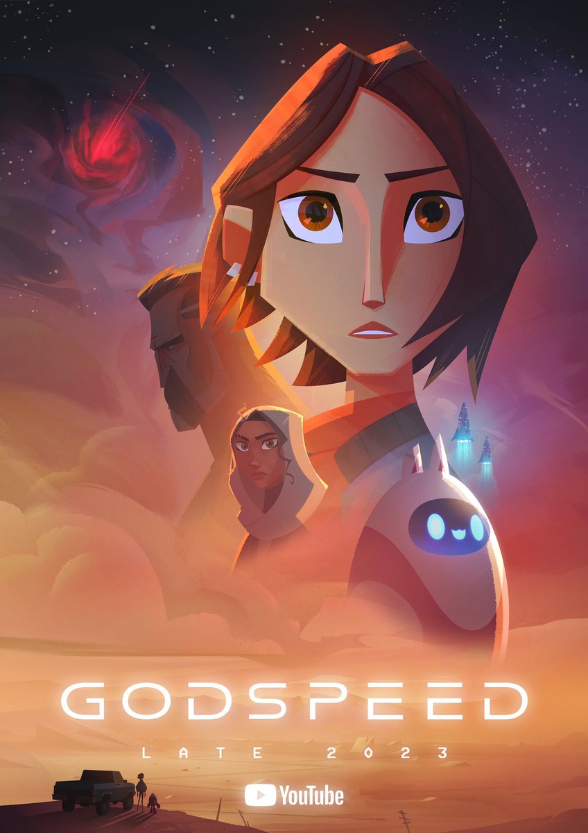Olan Roger's independent animated pilot GODSPEED has surpassed 200k views on YouTube in its first week.