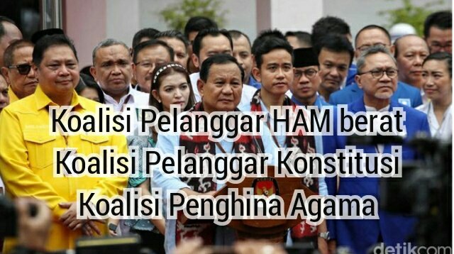 Tambah satu lagi:
Koalisi pembungkam suara rakyat jelata...🤣🙉🙋🙈🤪🙊
#TegakLurus_Konstitusi