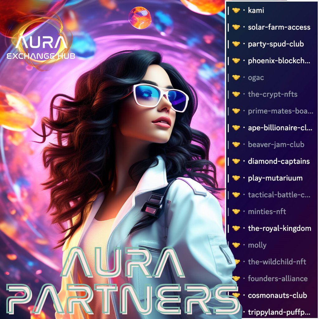 +CC (@ccladybape) on Twitter photo <a href="/AuraExchange/">Aura Hub</a> X @Aura_Partners I think we need a Aura Party with all these amazing builders of Web3 who have partnered with us ya legends.
KAMI (π) <a href="/SolarFarmAccess/">SolarHeads by SFA ππ©</a> @SpudFriends <a href="/phoenixblockchn/">Phoenix Blockchain</a> <a href="/OG_Ape_Club/">OG Ape Club / OGAC 2.0</a> <a href="/TheCrypt_Nfts/">TheCrypt</a> <a href="/PrimeMatesBC/">Prime Mates Board Club</a> <a href="/ApeBillionaire_/">ApeBillionaireClub</a> @BeaverJamClub <a href="/AuraExchange/">Aura Hub</a> X @Aura_Partners I think we need a Aura Party with all these amazing builders of Web3 who have partnered with us ya legends.
KAMI (π) <a href="/SolarFarmAccess/">SolarHeads by SFA ππ©</a> @SpudFriends <a href="/phoenixblockchn/">Phoenix Blockchain</a> <a href="/OG_Ape_Club/">OG Ape Club / OGAC 2.0</a> <a href="/TheCrypt_Nfts/">TheCrypt</a> <a href="/PrimeMatesBC/">Prime Mates Board Club</a> <a href="/ApeBillionaire_/">ApeBillionaireClub</a> @BeaverJamClub