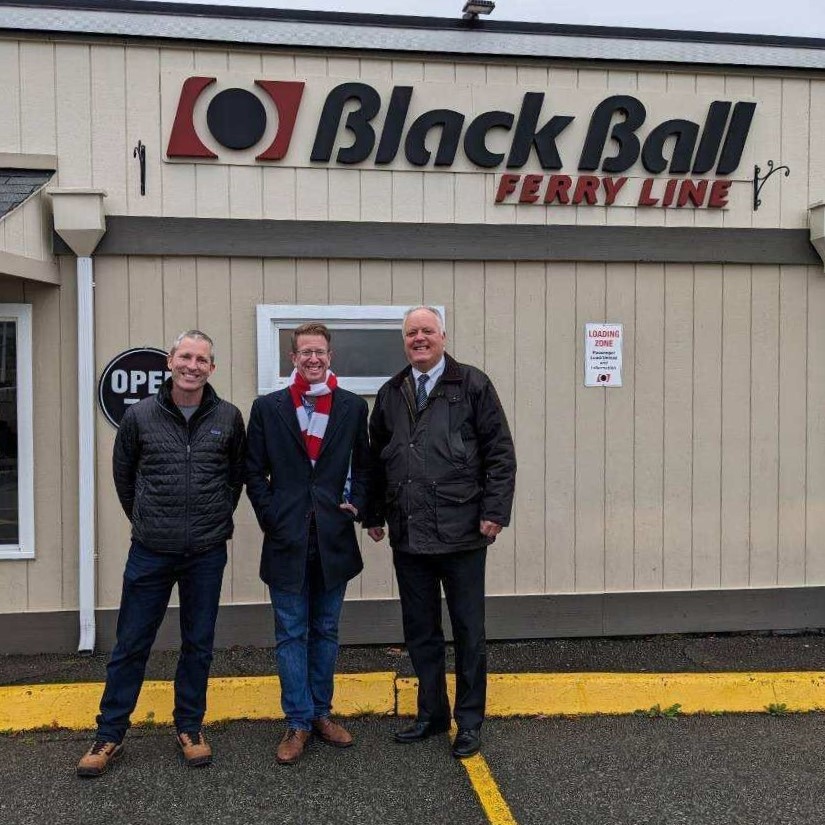 Great meeting with the folks from Black Ball Ferry Line. We talked about how they’ve bounced back since the pandemic and how federal funds are helping keep folks on the move – we’re working to ensure ferries are strong and reliable in our neck of the woods!