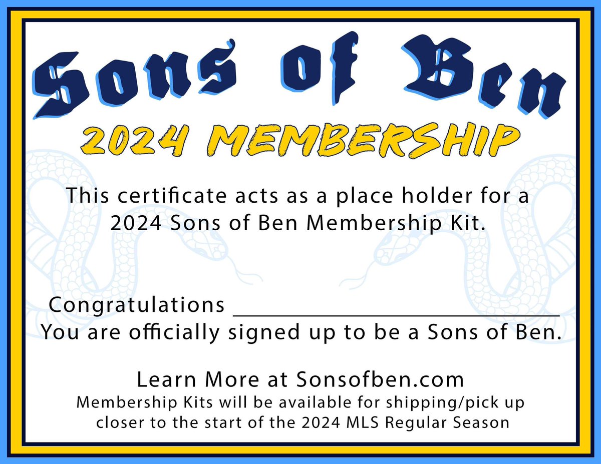 🎁 Still need a gift? Grab a 2024 Sons of Ben membership this Holiday season. Unwrap the joy of camaraderie, loud chanting and the best tailgates in the game. Become a member of the greatest supporters and cheer on @PhilaUnion for the 2024 season. ⚽ bit.ly/SoB24Membership