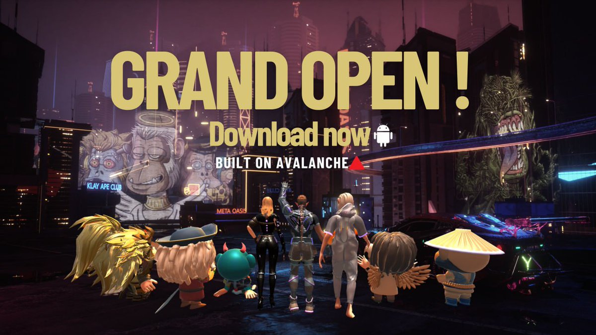 #METAOASIS #Android #GRAND #OPEN is running a massive 20,000 $AIM #airdrop campaign in  tokens!

Join our Gleam competition:
🔗 gleam.io/L5Xyz/meta-oas…

Follow all the rules and tag your friends to join the airdrop campaign!

#Block_CK #Metaverse #Giveaway #AIM #wep2 #web3 #LBank