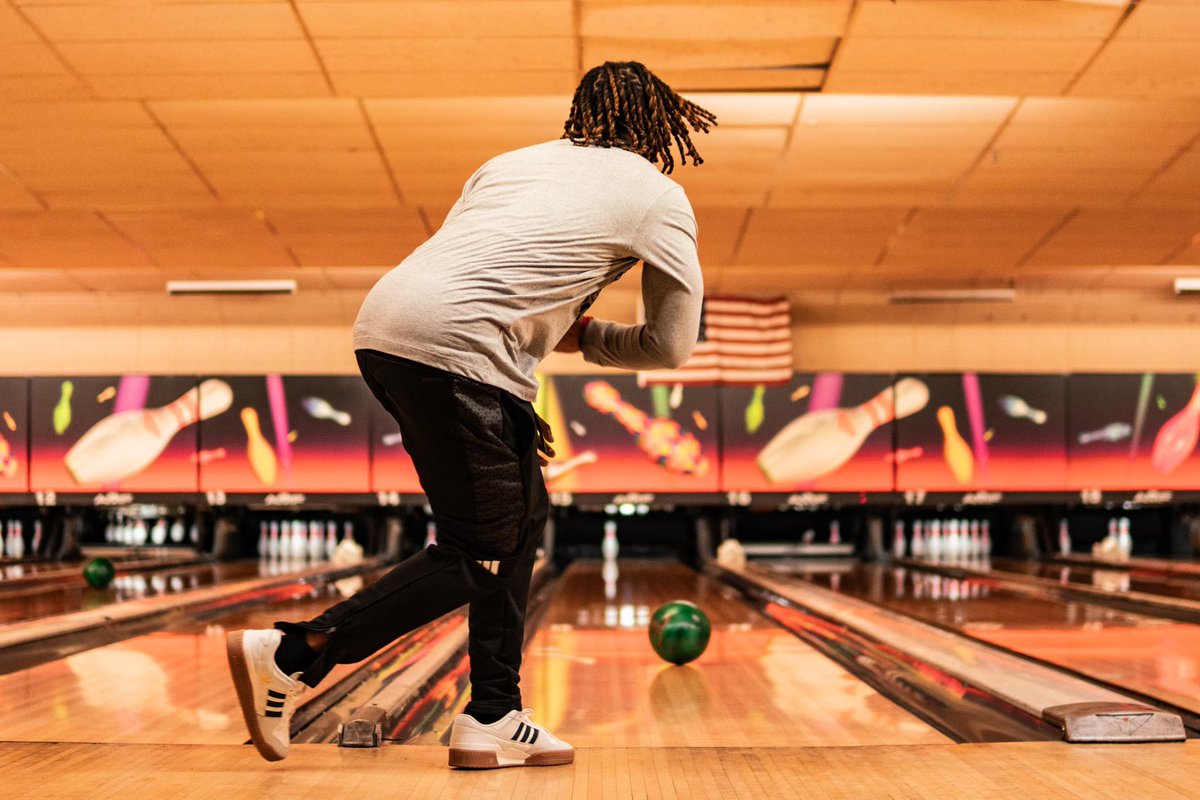 We’re bowling…(literally) 🎳 #WolvesUp x #ADifferentBreed