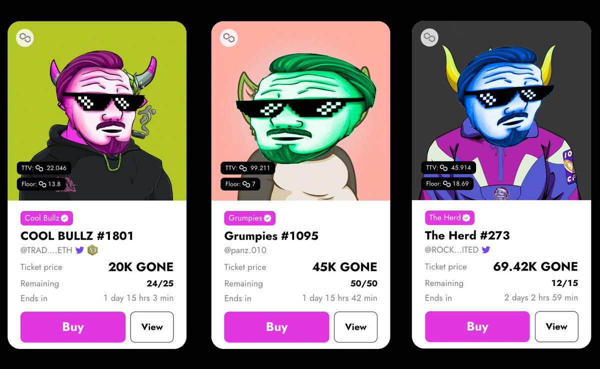 Visit our frens at <a href="/MaxisonPolygon/">Maxis on Polygon 💜</a> to buy raffle tix for your favorite Polygon NFTs using $GONE!

Does your favorite shitcoin have this much utility anon?