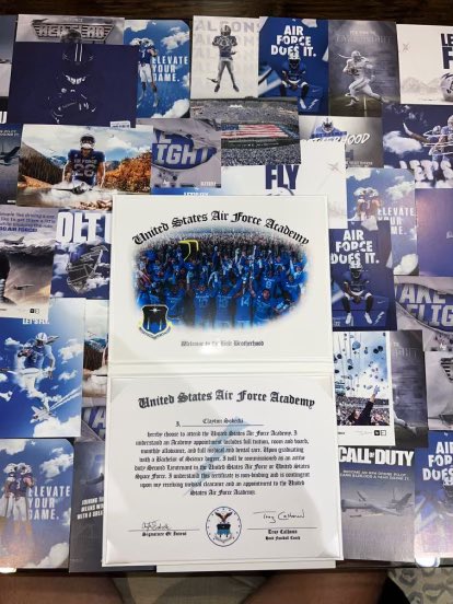 It’s official! .✍️ <a href="/AF_Football/">Air Force Football</a> ⚡️⚡️
#Boltbrotherhood <a href="/darrickware/">Coach Darrick Ware</a> <a href="/bholland825/">Bobby Holland</a> <a href="/cwil327/">CJ Wilson</a> <a href="/mc32_j/">Coach McCullar</a> <a href="/AF_FBRecruiting/">Air Force Football Recruiting</a> <a href="/GFCSFB/">Grapevine Faith Football</a> <a href="/TXPSMedia/">Texas Private School Media</a> <a href="/TXPrivateFBGuy/">Texas Private School Football</a>