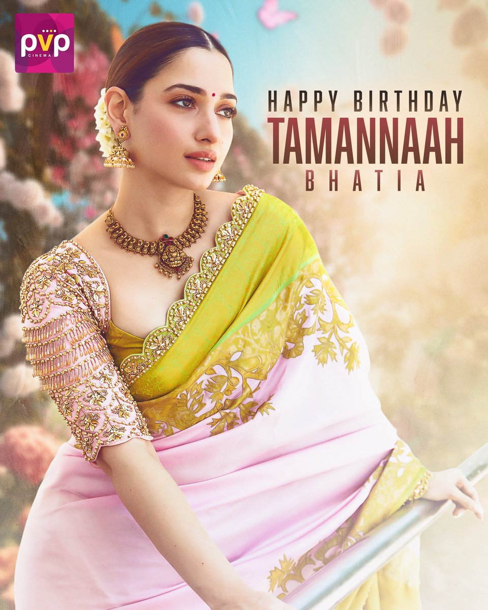 Celebrating the birthday of ever-charming @tamannaahspeaks ❤️‍🔥 May this year bring you more love, success, and memorable moments ✨ #HappyBirthdayTamannaah
