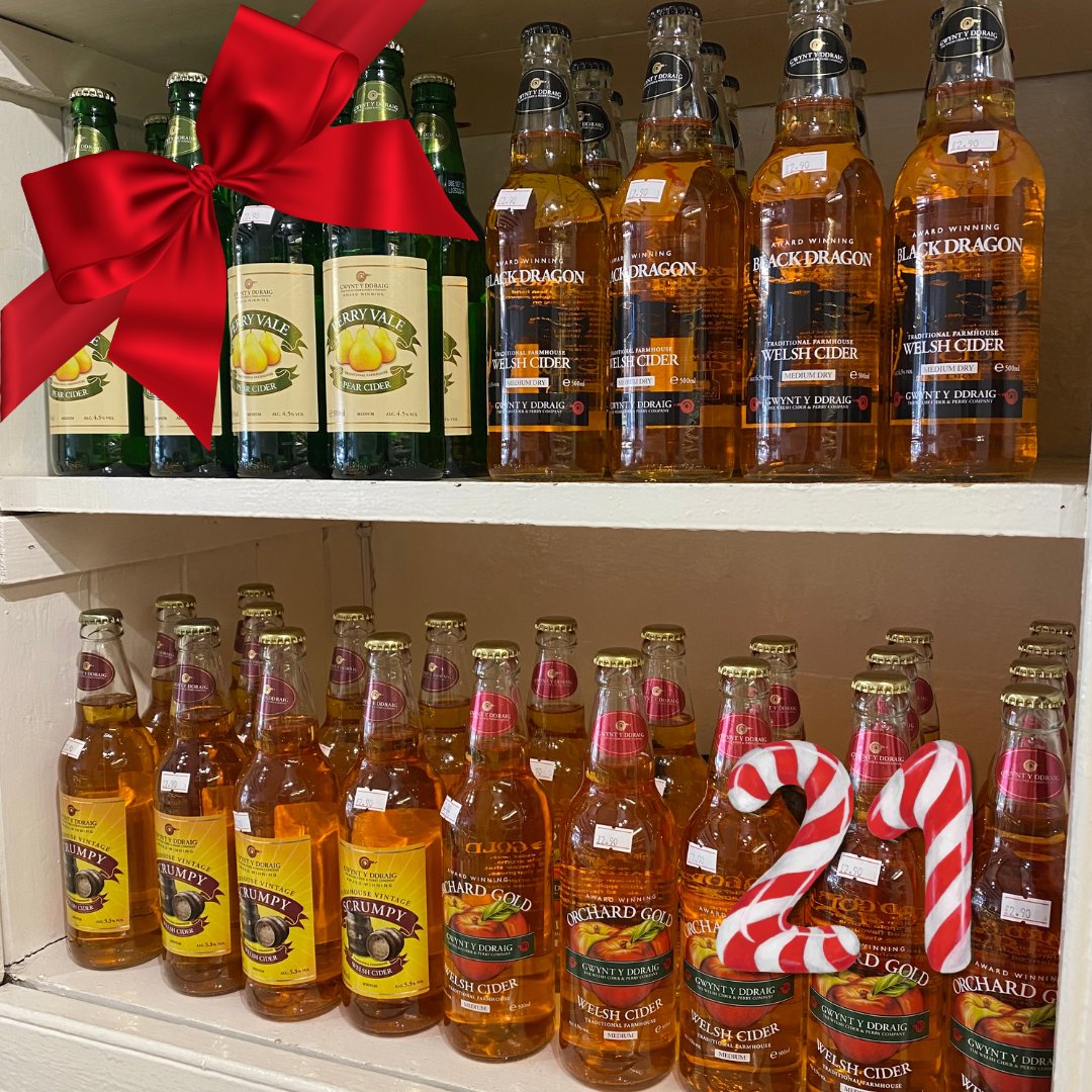 🗓 Day 21 of our very special advent calendar 🎄 🥁 WELSH CIDER. Call Dewi or Ben on 01558 822566. #adventcalendar #christmasdinner #christmas #christmasdrinks #cider #welshcider #gwyntyddraig