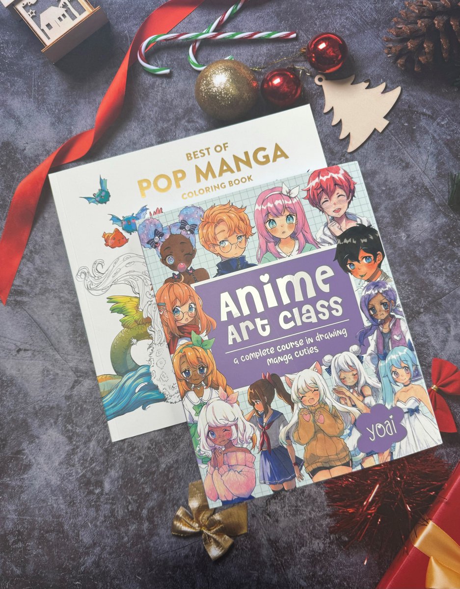 🎅Holiday Art/colouring🎅 Relax and unleash your creative side this Christmas with some Art & colouring FOLLOW & REPOST for a chance to WIN! Head to our blog for T&Cs: bit.ly/3N9hXL2 🌟 #Christmas #ChristmasGifts #anime #manga