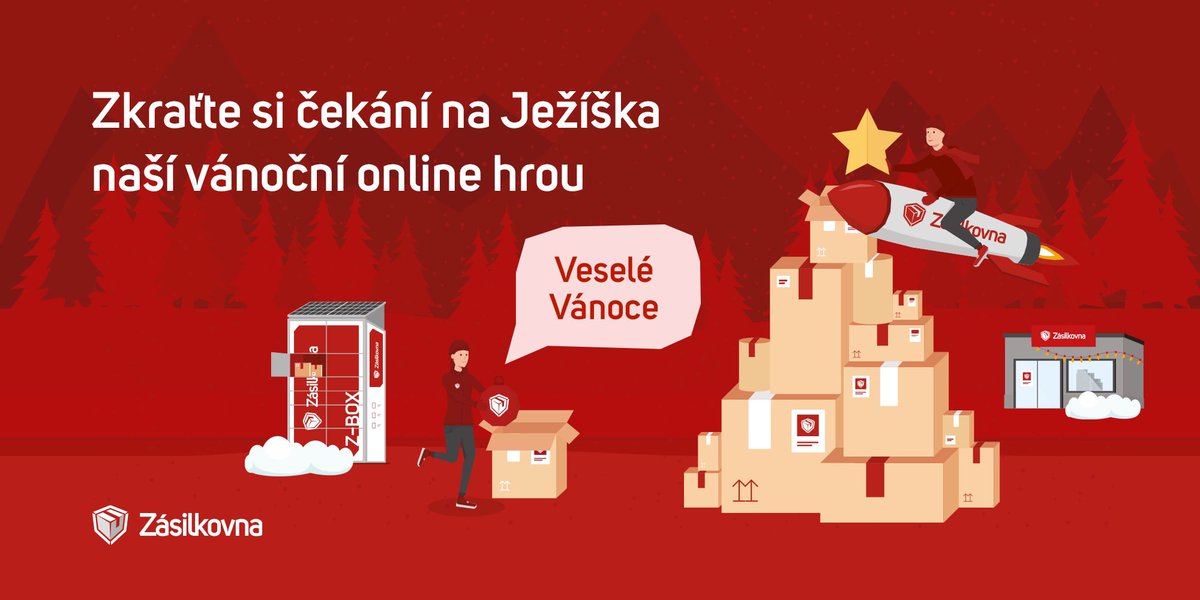 Jak rychle se vám podaří poskládat ze zásilek vánoční stromeček? ⏱
Pojďte to vyzkoušet 👉 zasilkovna.cz/pf2024

Přejeme vám krásné a pohodové svátky plné dobrého jídla a zaslouženého odpočinku ❤️