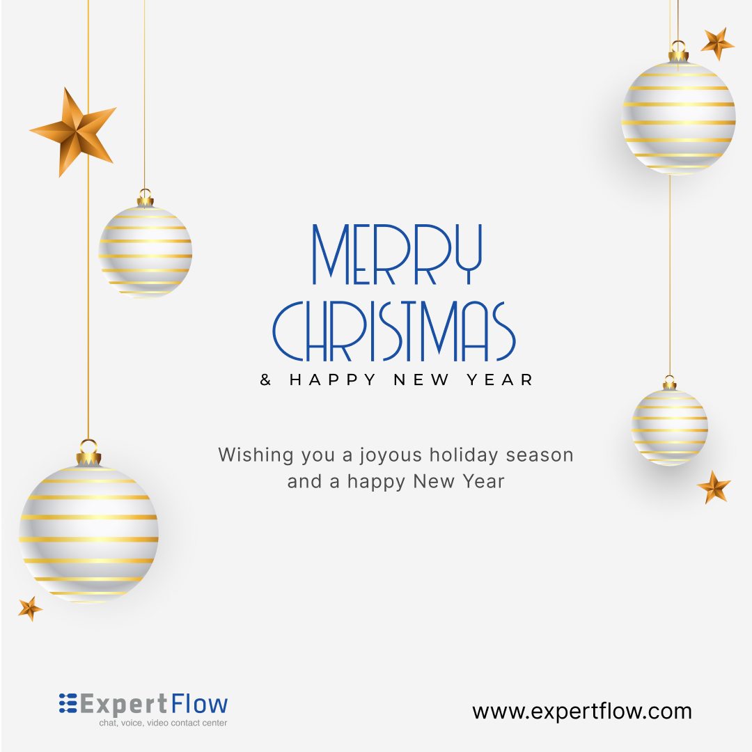 Expertflow's tweet image. Dear partners and customers, 

We sincerely thank you for your trust and support during your customer service initiatives. Happy holidays to all of you, and may your new year be filled with happiness and success!