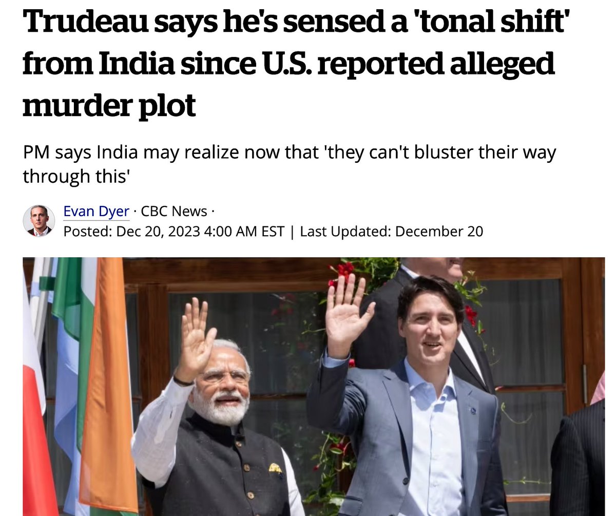 Is there a "tonal shift" in India's approach toward Canada, as Trudeau claims? Or is Trudeau being tone-deaf to India's concerns over Canada becoming the global hub of Sikh militancy? As India's home minister recently asked, "What are India-designated terrorists doing in Canada?"