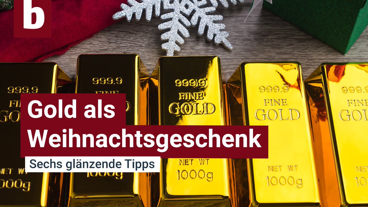 Kurz vor knapp noch auf der Suche nach einem Weihnachtsgeschenk? Mit #Gold unterm Christbaum kann man sicher der einen oder dem anderen eine Freude bereiten. Doch es gibt einiges zu beachten! Mehr in unserem aktuellen Verbraucherartikel: go.bdb.de/f6qCZ