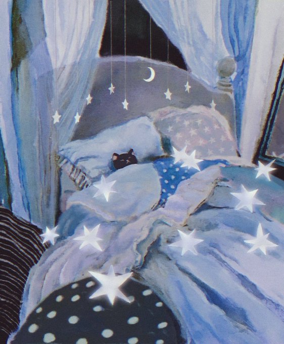 「on bed under covers」 illustration images(Latest)