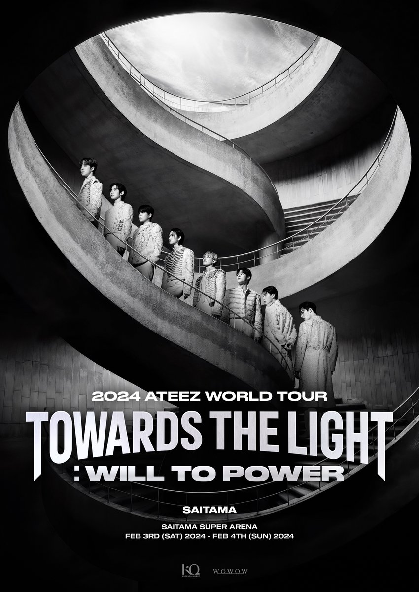 [📷] ATEEZ 2024 WORLD TOUR [TOWARDS THE LIGHT : WILL TO POWER] IN SAITAMA Poster ⠀ 🗓 2024.02.03(SAT) – 02.04(SUN) 🏴‍☠ SAITAMA SUPER ARENA 🔗 ateez-official.jp/contents/698513 #TowardsTheLight #Will_To_Power #ATEEZ #에이티즈 #エイティーズ