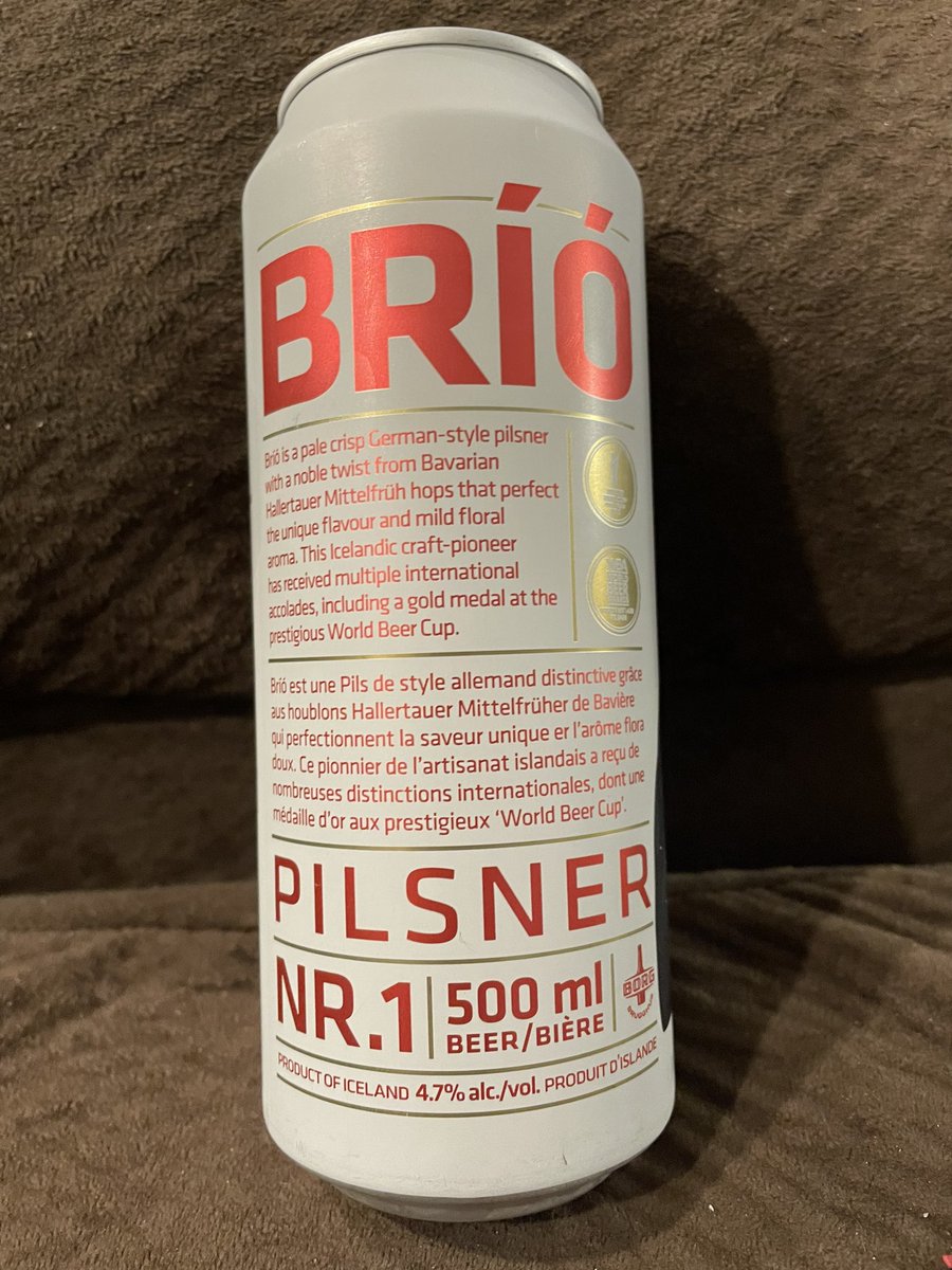 Day 9 of the 13 days of “Booze”-mas. My first beer brewed in Iceland.