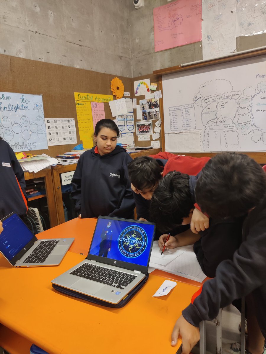 MoriShivali's tweet photo. Students-led celebrations on National Math Day! 🎉���� Learning centers transformed into hubs of fun and engagement, bringing math to life for everyone. Empowering our students to lead the way in celebrating the beauty of mathematics. #MathDayCelebration #StudentLeadership https://t.co/p86PdxPepF