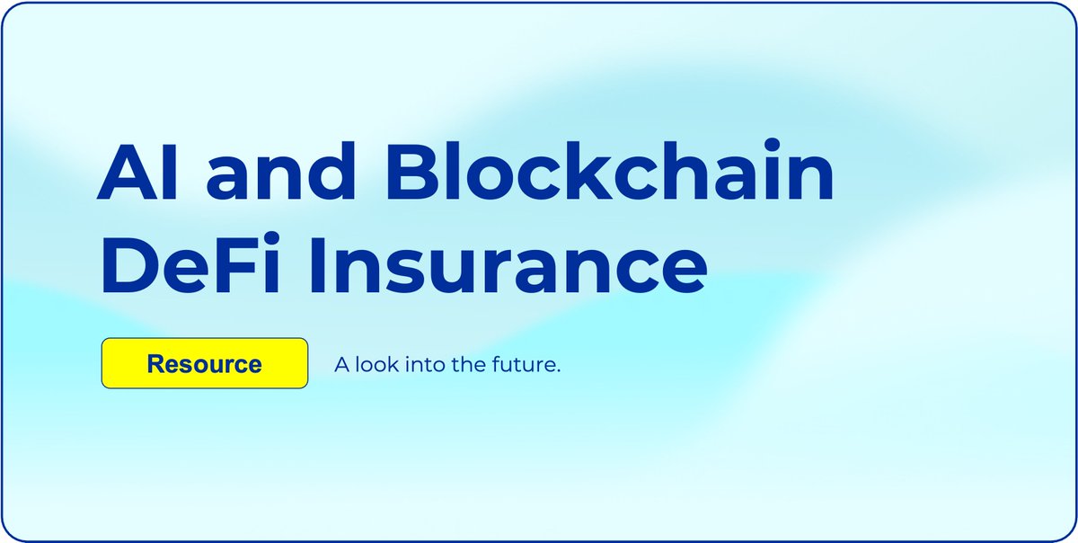 The Future of Decentralized Insurance: AI & Blockchain 🤖 Discover how AI is revolutionizing insurance, from claims processing to customer service. 🔗 Learn about Blockchain's critical role in reshaping the insurance industry. Discover more here: tidal.finance/resources/defi…