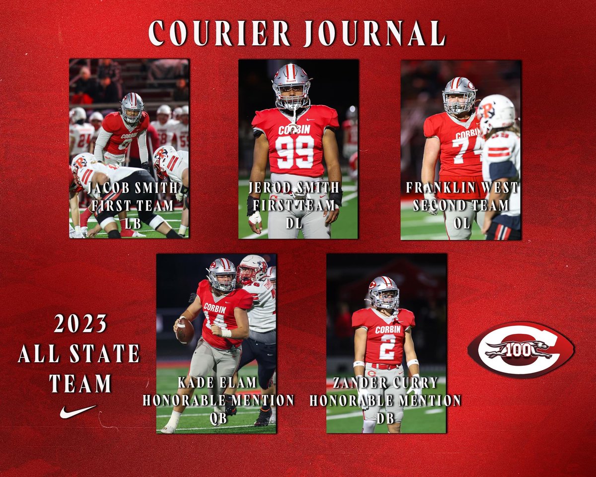 Congratulations to the Courier Journal all-state team…. Especially my brother Redhounds!!  It was a great ride!