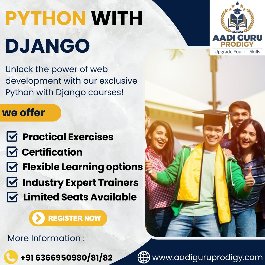 Master Python Full-Stack Development with Our Comprehensive Course! 🚀
Unlock the power of Python full-stack development! Join our expert-led course and elevate your coding skills. From Django to front-end mastery, 

Register Now: forms.gle/pVmSVc4PA2xaY8…