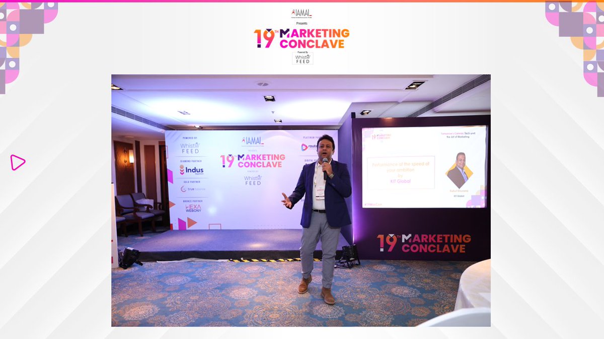 Here's a sneak peek into the 'Performance at the speed of your ambition' Case Study from the 19th Marketing Conclave. Featuring insights from industry pioneers: Mr. Rahul Khurana, KIT Global #IAMAI #19MarCon #MarketingConclave #Marketingevents #Mumbaievents #MarketingConference