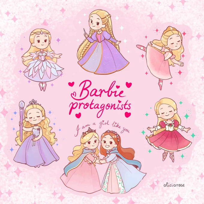 More importantly... who is your favourite Barbie protagonist?? 🩷💕💐