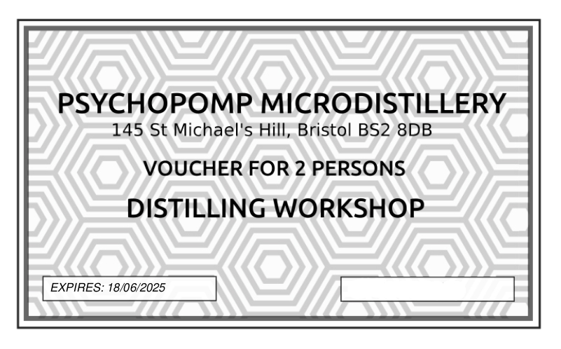 Our Distilling Workshop vouchers make the perfect last minute gift. Order online. Delivered by email. Done. 
microdistillery.co.uk/ecom/vouchers.…
#distillingclass #voucher #bristolgin