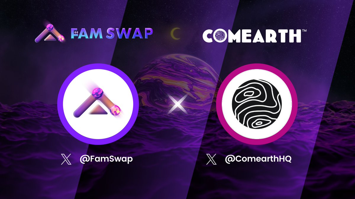 🔥 FamSwap X COMEARTH 🔥

✨Exciting news! We're beyond thrilled to announce our newest partnership with <a href="/ComearthHQ/">Comearth | Closed Beta Live</a>.
 
🪩COMEARTH is a gamified, social e-commerce 3D virtual world 🌏 with 8 continents enabling businesses, brands, gamers, influencers &amp; individuals to curate