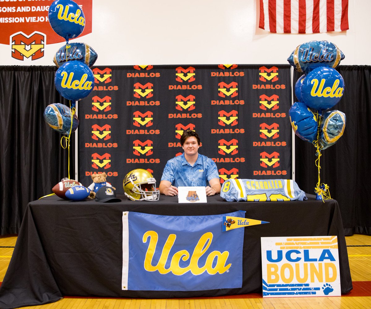 Signed ✅ @missionfootball 🤝 @UCLAFootball