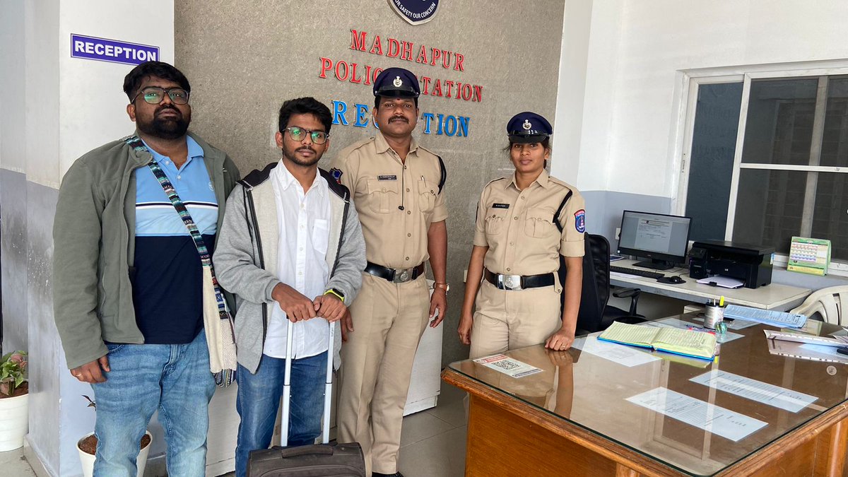 🇮🇳 Ravi #GreaterHyderabadActiveMobility (@ravi_1836) on Twitter photo Thanks <a href="/psmadhapur_cyb/">Madhapur Police Station</a> for the quick response in finding the lost item of <a href="/iitdelhi/">IIT Delhi</a> Students were taking part in <a href="/MakerFaireHyd/">Maker Faire Hyderabad</a> <a href="/TWorksHyd/">T-Works</a> to show case there research products that will tell the level of Pollution in areas
<a href="/cyberabadpolice/">Cyberabad Police</a> <a href="/TelanganaDGP/">DGP TELANGANA POLICE</a> Thanks <a href="/psmadhapur_cyb/">Madhapur Police Station</a> for the quick response in finding the lost item of <a href="/iitdelhi/">IIT Delhi</a> Students were taking part in <a href="/MakerFaireHyd/">Maker Faire Hyderabad</a> <a href="/TWorksHyd/">T-Works</a> to show case there research products that will tell the level of Pollution in areas
<a href="/cyberabadpolice/">Cyberabad Police</a> <a href="/TelanganaDGP/">DGP TELANGANA POLICE</a>
