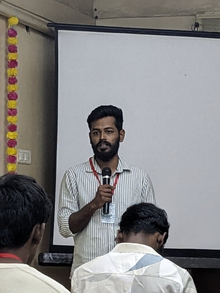 fshmpy's tweet image. FSHM's President Ragulkanth delivered the Welcome and Inaugural address. He highlighted the organisation's need for collective reflection and democratic decision making in electing the next Executive Committee.

#FSHM #FSHMPY #Puducherry #pondicherry #FSFTN #CuddaloreGLUG