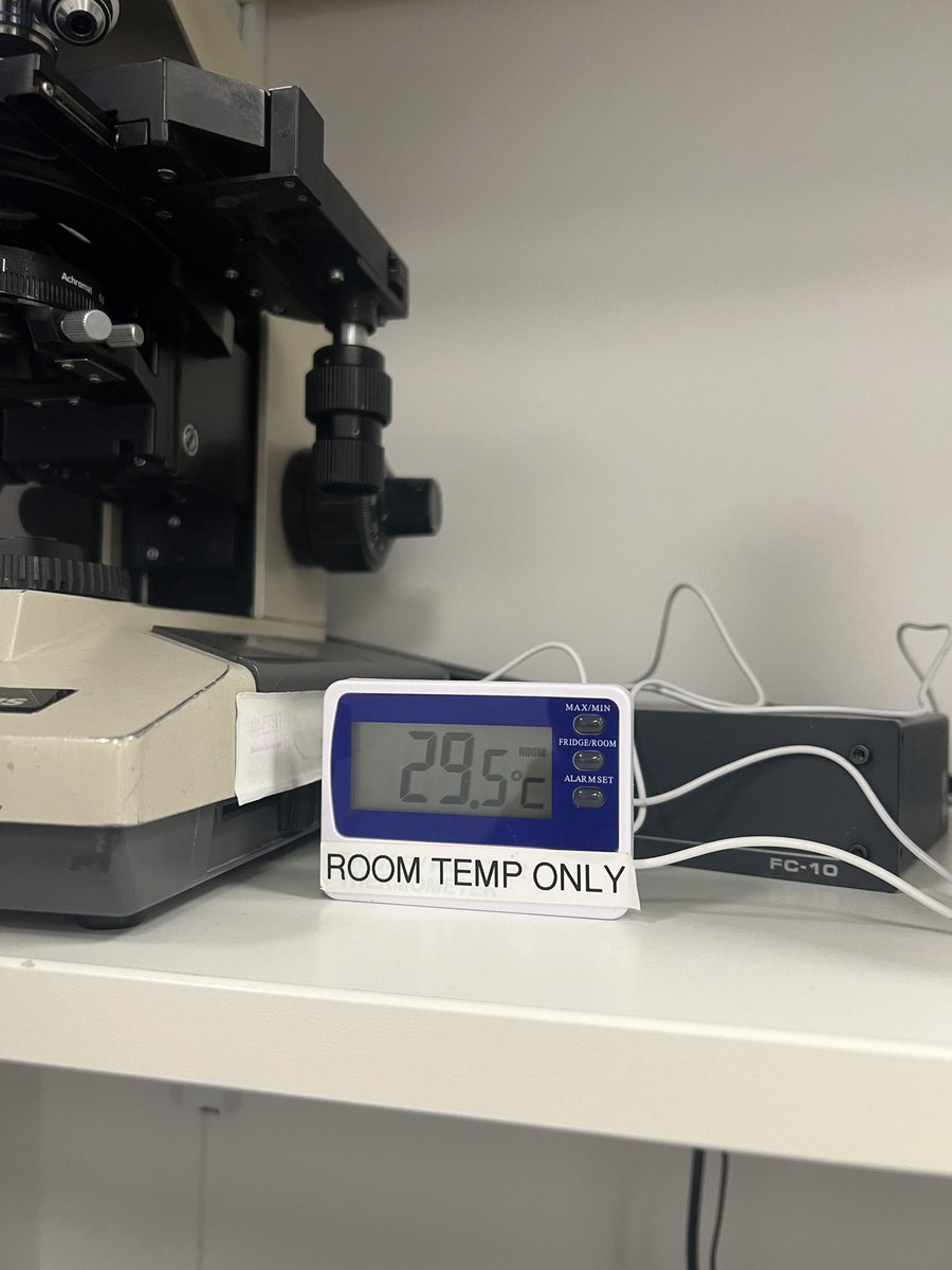29.5 degrees for my eus endoscopy list this morning in London, December 21/12 - NHS infrastructure at its best!