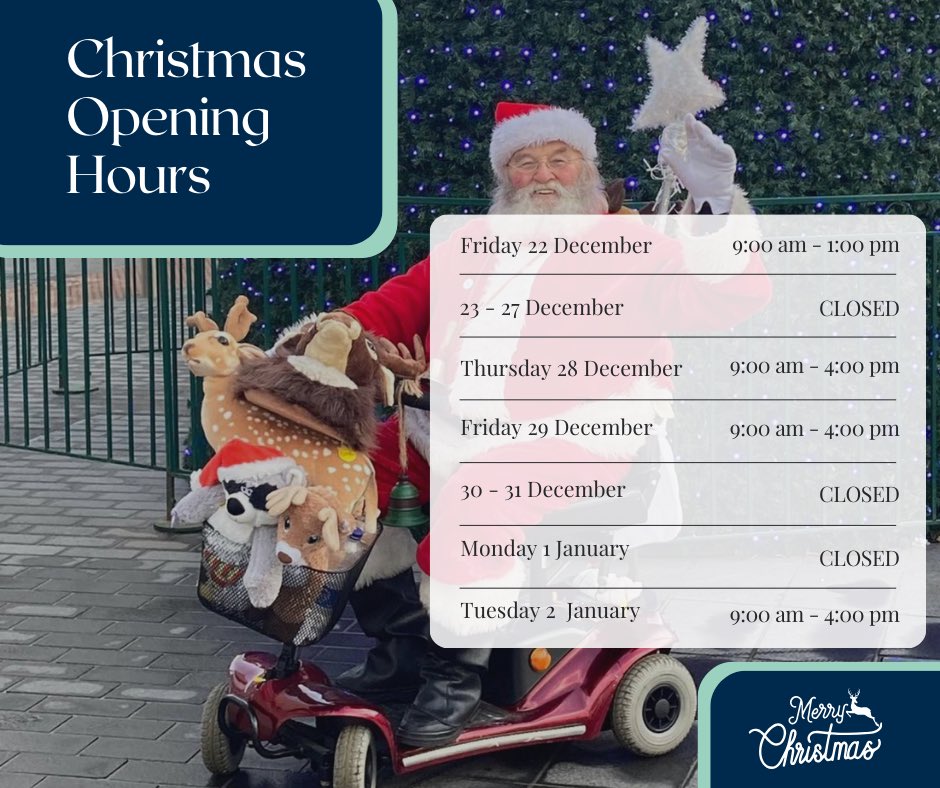 The Bann Mobility team would like to wish you and your family a very Merry Christmas. We really appreciate the support of all of our customers in 2023.

Should you require any emergency equipment repairs over the holidays, please call John on 07710 911217.