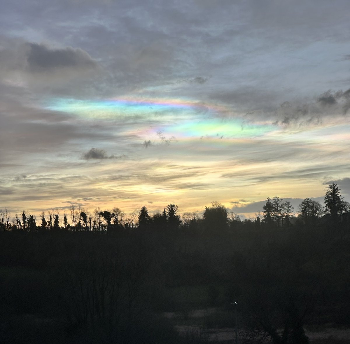 rsstafford's tweet image. Unusual clouds in Cavan this morning. Nacreous or Mother-of-Pearl perhaps ? @MetEireann @CarlowWeather