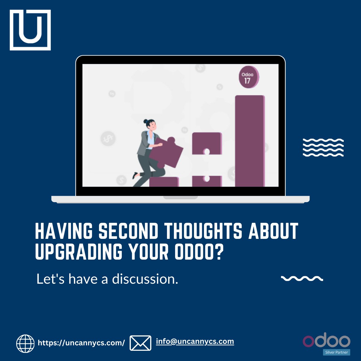 uncannycs's tweet image. Simplify your Odoo migration journey with Uncanny!
Forget all your worries related to downtime and last challenges with Uncanny consulting LLP’s expertise in effortless Odoo migration.
#odooversionupgrade #odoomigration #Businesssolutions #erpimplementation #erp  #odoo #odoo17