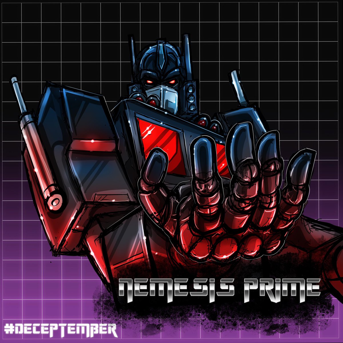 VanguardComic's tweet photo. Nemesis Prime is the dark mirror of Optimus Prime, striking terror into his victims’ hearts while wearing the face of their hero. He is imbued with many of the Autobot leader’s abilities but lacking all moral restraint. #deceptember #transformers #nemesisprime #decepticons https://t.co/O3ebY7P5TA