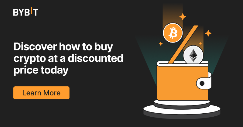Bybit_Official's tweet photo. 💡 Did you know you can buy BTC or ETH at a discount?

🔥 Yes, you heard that right, Buy BTC or ETH at prices potentially lower than the prevailing market rates at the time of settlement!

Click Learn More, prepare for BTC ETF!

#BybitTrading