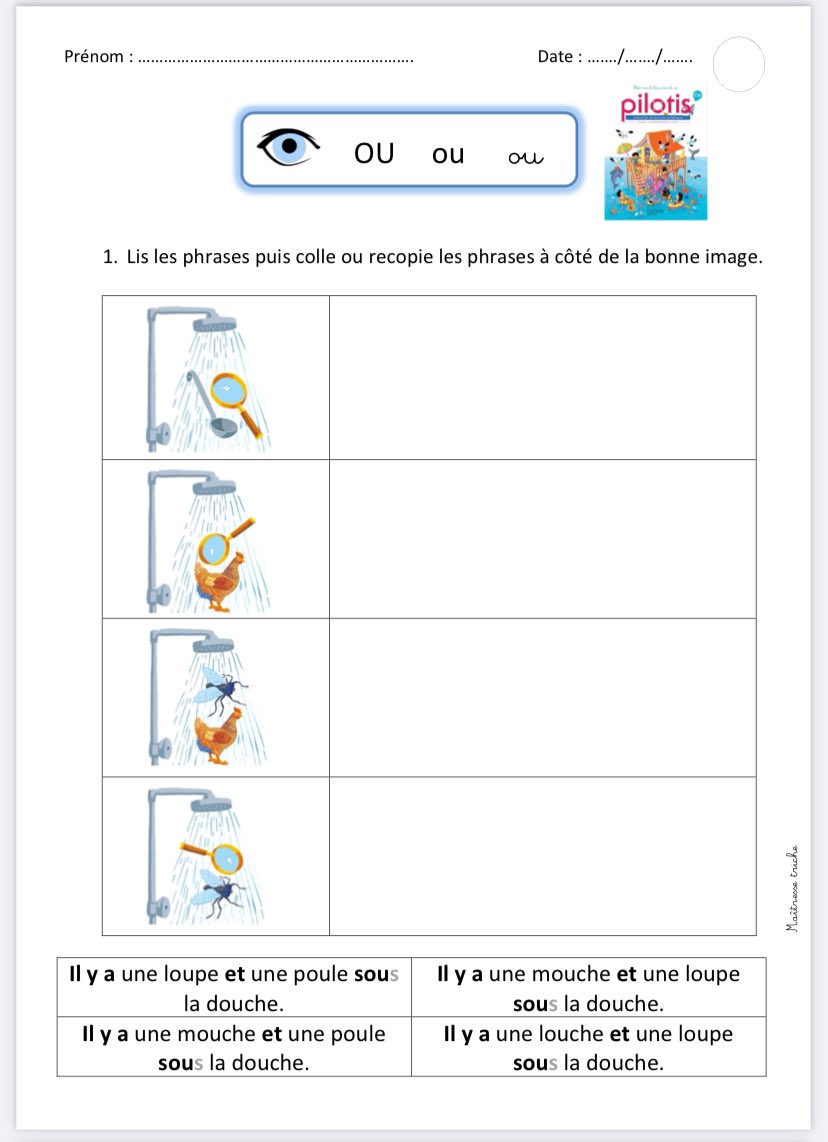 StrichD's tweet image. Je crée, par besoin pour mes élèves, du 100% déchiffrable. #pilotis #différenciation