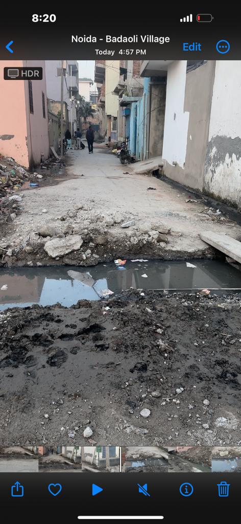AshishC31569496's tweet image. ग्रीन नोएडा क्लीन नोएडा की एक झलक यह स्थिति गांव बादौली गली नंबर 6 की है। गली में नाली के उपर जाल ना होने से हो रही है ग्राम वासियों को बड़ी समस्या कृपया करके जल्द से जल्द जाल लगवाने की कृपा करें। @CeoNoida @noida_authority