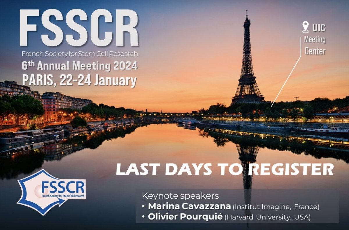 📆Last 2 days to register at standard prices at the #FSSCR2024 meeting in Paris, January 2024! ⚠️ @FSSCR_officiel