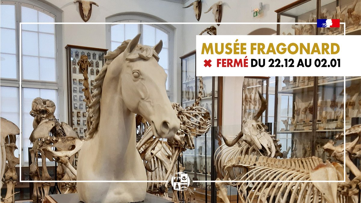 ⚠️ Le musée Fragonard sera fermé du vendredi 22 décembre 2023 au mardi 2 janvier 2024. Réouverture des portes mercredi 3 janvier ! ▶️Pour préparer votre visite au musée : ow.ly/z25x50QkHHu