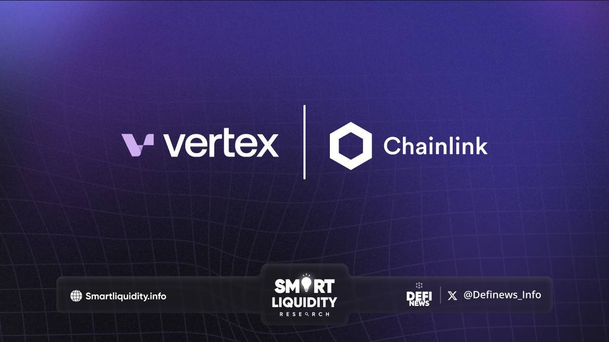 🌐 @Chainlink Powers @Vertex_Protocol's Trading Platform with Data Streams! 💡 Benefits: 🔹 Sub-second data resolution for dynamic trading 🔹 Frontrunning protection to safeguard trades 🔹 Reliable infrastructure for $9T+ in transactions ⬇️ VISIT: blog.vertexprotocol.com/vertex-is-inte…