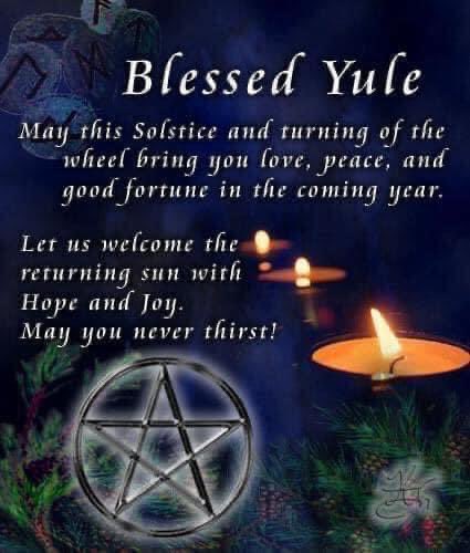 On the shortest day of the year, we celebrate the returning of the light.
I wish you all a blessed Yule.

#blessedbe #yule #Yuletide