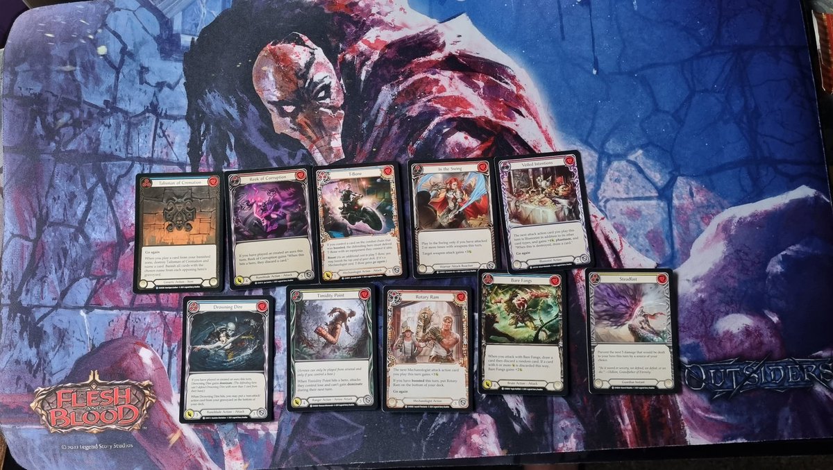 FabledheroNz's tweet photo. Day 21 #fabadvent, yet another cold foil item they are going to be good or so @james_white keeps saying!!!!  which card would you #cosplay !!!! #fabtcg #fabcosplay #tcg #advent https://t.co/V6lJ6ydLQd