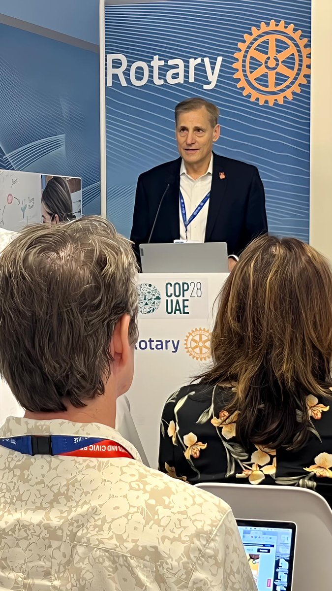 Grateful for the incredible journey at COP 28 with Rotary International delegation(<a href="/Rotary/">Rotary International</a>) - a team of Changemakers committed to making a difference.

#RotaryAtCOP28 #PeopleOfAction #COP28UAE #UniteActDeliver #Rotary