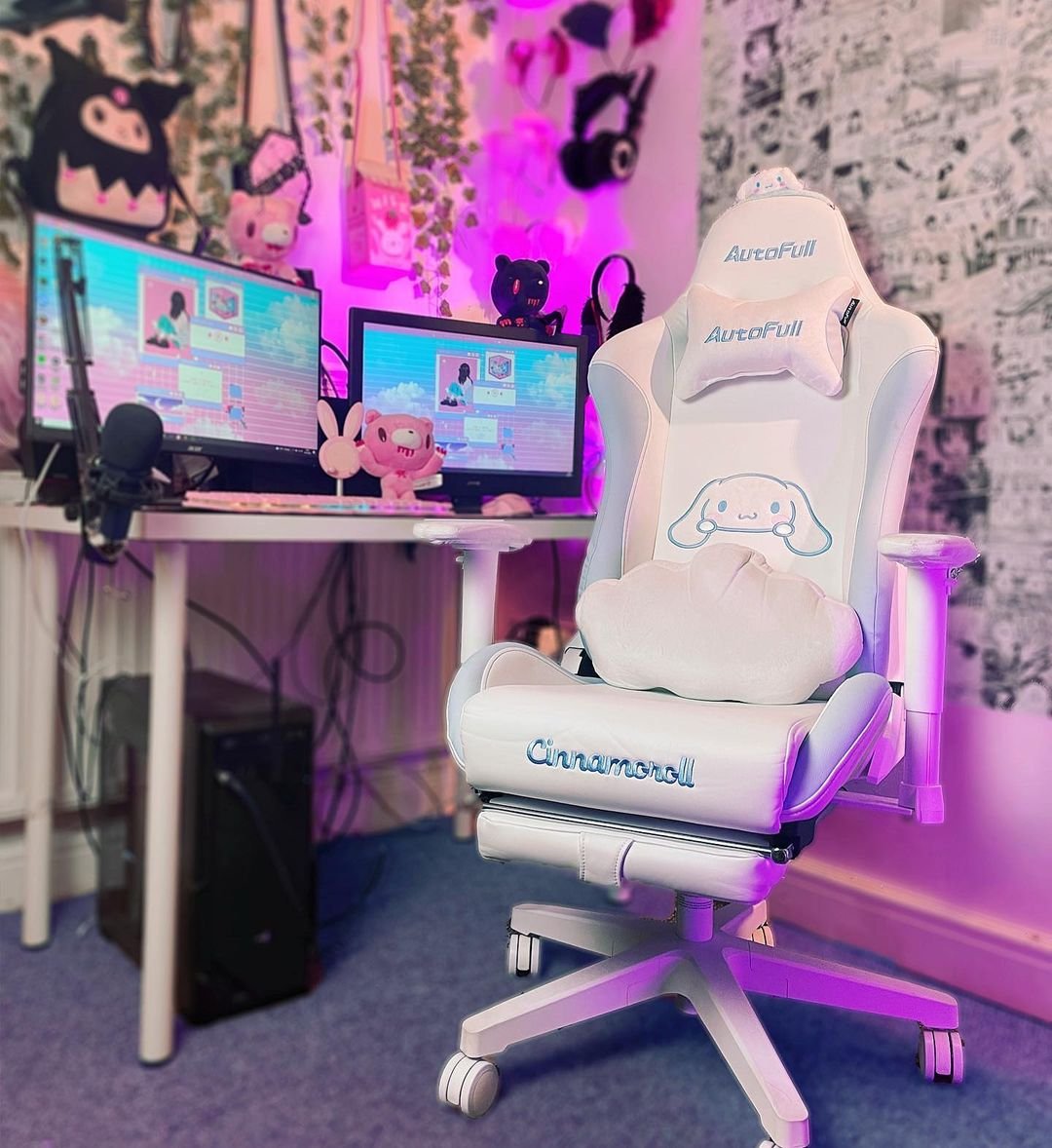 Gaming Chair with Footrest - Autofull Ergonomic Gaming Chair 