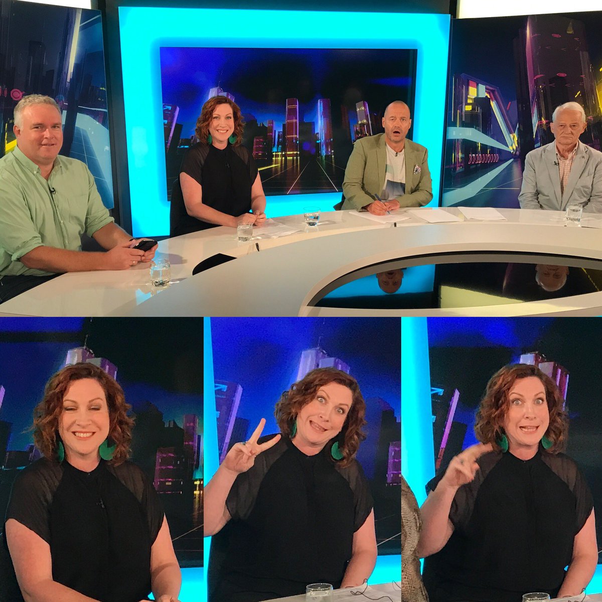 Throwback to my panel debut on ABC’s <a href="/ABCthedrum/">ABC The Drum</a> in 2015 and beyond. So sad to see you go. 

The Drum’s hosts - shoutout to female badass queens <a href="/bairdjulia/">💥Dr💥 Julia Baird</a> &amp; Ellen Fanning along with <a href="/vanOnselenP/">PVO</a>, Adam Spencer, and Dan Bourchier- they’re absolute rockstars.❤️🩷