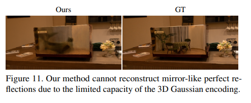 SpecNeRF: Gaussian Directional Encoding for Specular Reflections

Li Ma, Vasu Agrawal, <a href="/Haithem_Turki/">Haithem Turki</a>, <a href="/_ChangilKim/">Changil Kim</a>, <a href="/gaochen315/">Chen Gao 髙諶</a>, Pedro Sander, <a href="/MZollhoefer/">Michael Zollhoefer</a>, <a href="/c_richardt/">Christian Richardt</a> 

tl;dr:Gaussian directional encoding-&gt;specular reflections under near-field lighting

arxiv.org/pdf/2312.13102…